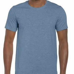 Men’s Next Level Apparel Heather Athletic Blue Short Sleeve T-Shirt